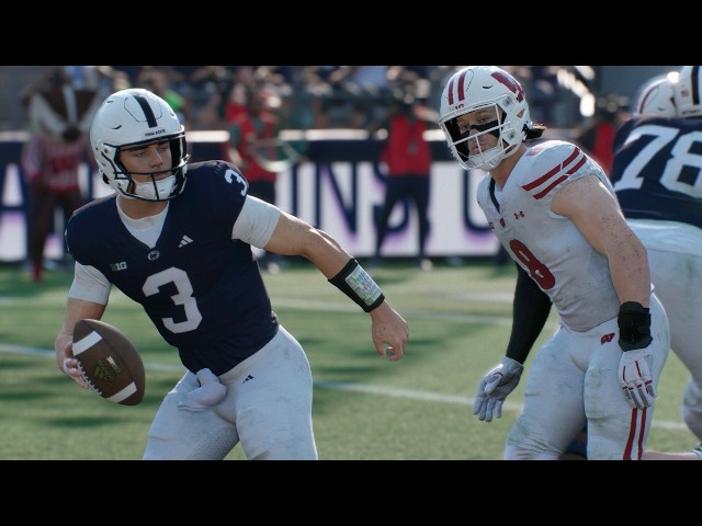 Penn State vs Wisconsin - NCAA Football 9/26 Full Game Highlights (College Football 27 Sim)