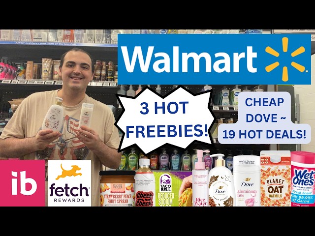 3 HOT FREEBIE DEALS AT WALMART! ~ CHEAP DOVE SOAP / DEODORANT ~ 19 HOT COUPON DEALS ~ OCTOBER 2026