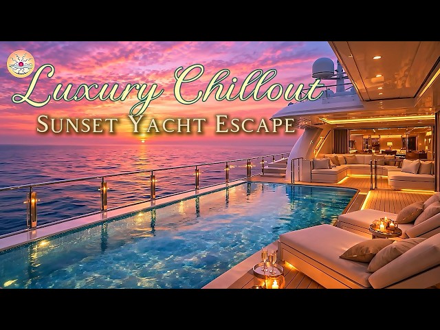 🌅 LIVE 2026 Luxury Chillout & Downtempo Music | Sunset Yacht Escape for Relaxation & Calm