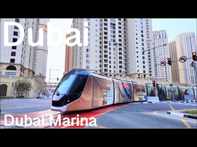Dubai 4K JBR Beach Sunset to Dubai Marina 🇦🇪 | The Walk Walking Tour