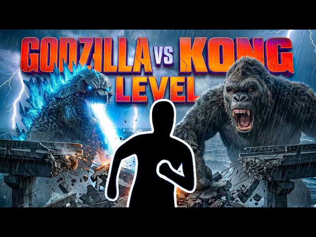 Immersive Interactive Warm Up丨Godzilla VS Kong New Map Run丨Easy Daily Routine | New Moves #36