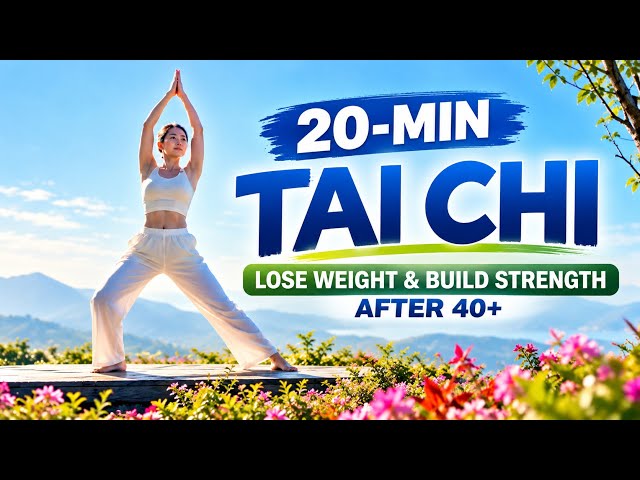 20-Min Full Body Tai Chi Workout | Lose Weight & Build Strength After 40