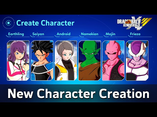 DRAGON BALL XENOVERSE 3 - NEW Character Creation & CAC Abilities!