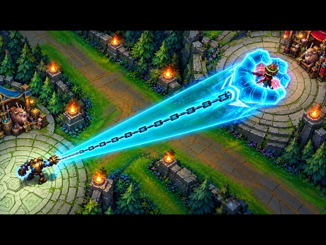 Attempting the WORLD'S LONGEST Blitzcrank Hook | Type “JOIN” in chat