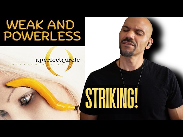 A PERFECT CIRCLE - Weak And Powerless - REACTION! FIRST LISTEN! IRONICALLY POWERFUL!