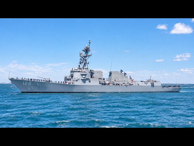 US Navy's NEWEST Destroyer ENTERS Service — Most Advanced Warship Yet
