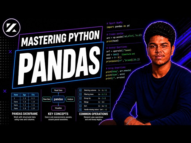Pandas Full Tutorial in Tamil | Data Analysis with Python | Zukun Academy