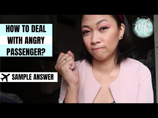 HOW TO DEAL WITH ANGRY PASSENGER? | Cabin crew tutorial by Misskaykrizz