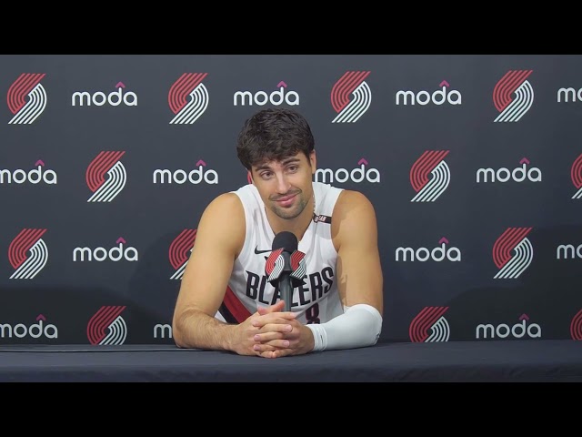 Deni Avdija | 2026-27 Media Day | Portland Trail Blazers