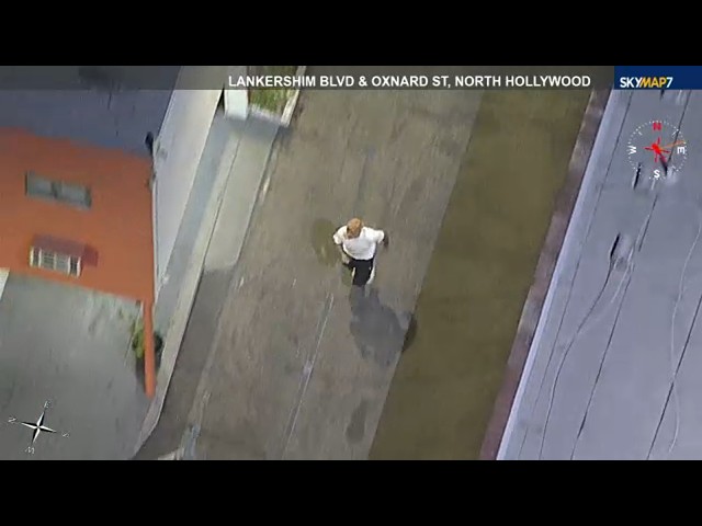 END OF CHASE: Man arrested after 2-hour, slow-speed chase on shredded tire