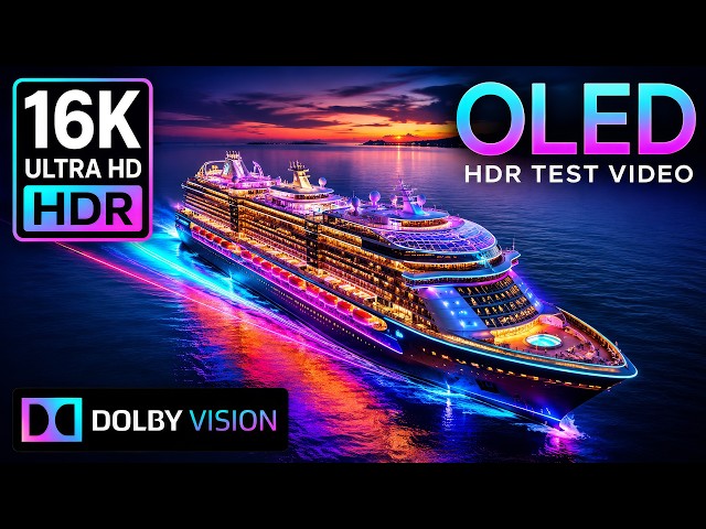 Spectacular 16K HDR Dolby Vision® in 120fps | OLED Demo