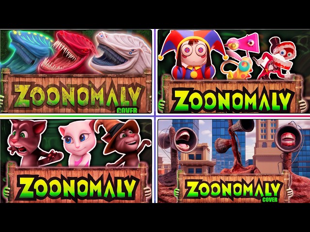 Zoonomaly Theme Song - EL GRAN MAJA 🆚 SIREN HEAD 🆚 TALKING TOM ‍‍🆚 THE AMAZING DIGITAL CIRCUS