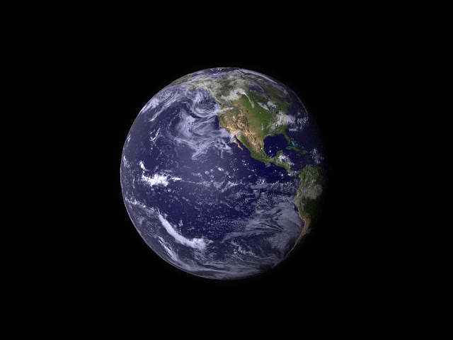 FREE 4K & HD Stock Footage & Animation. Planet Earth rotating on Black Background Loop. No Copyright