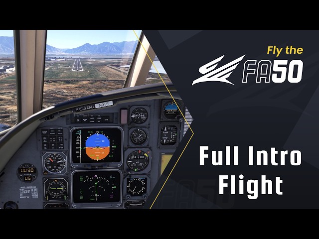 Full Intro Flight - Contrail FA50 | Microsoft Flight Simulator