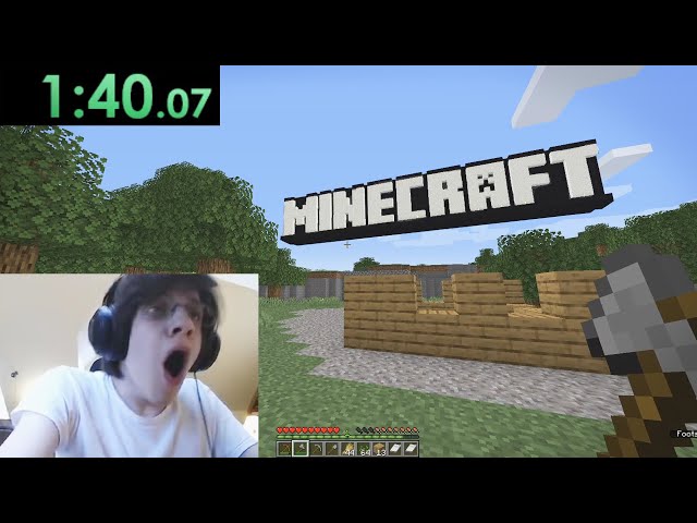 Minecraft Tutorial World Speedrun [10:42] (WORLD RECORD)
