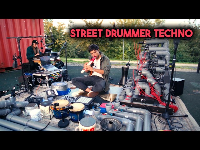 Organic Techno FULL SET - Street Drummer Live Looping | 75 min