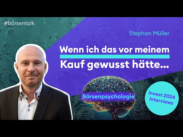 @Techaktien: Börsenpsychologie – Das hätte ich gerne früher gewusst | Invest 2024