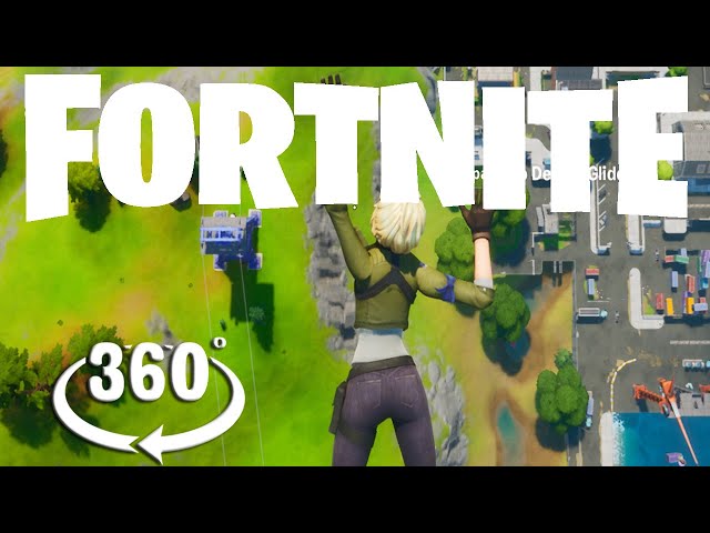 VR 360 Fortnite video Game Play for Oculus Quest and HTC Vive