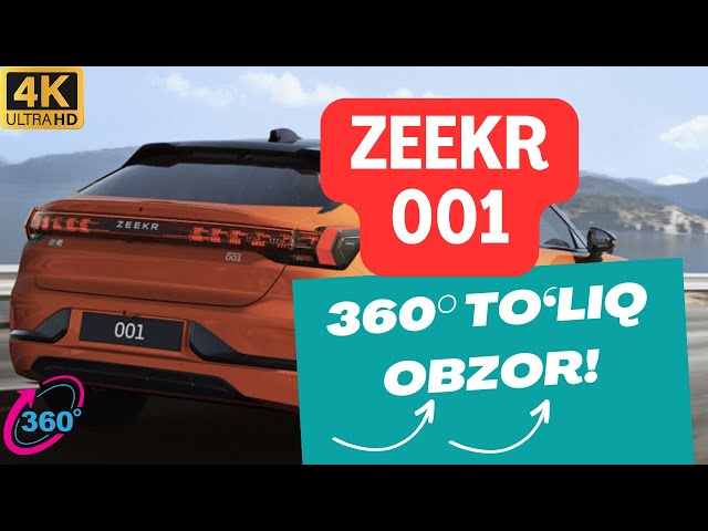 ZEEKR 001 (2025): 360° TO‘LIQ OBZOR! | O'zbekistondagi RASMIY NARXLAR | Trend Motors Samarqand