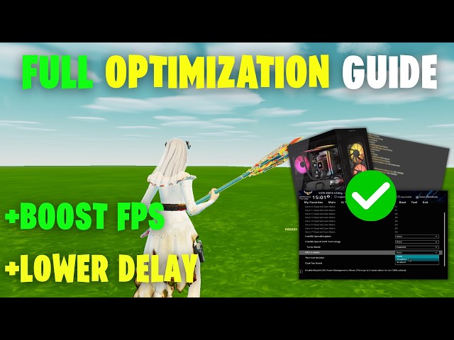 *ULTIMATE* FREE PC Optimization Guide For Any Game! (MAX FPS + 0 PING + 0 DELAY)