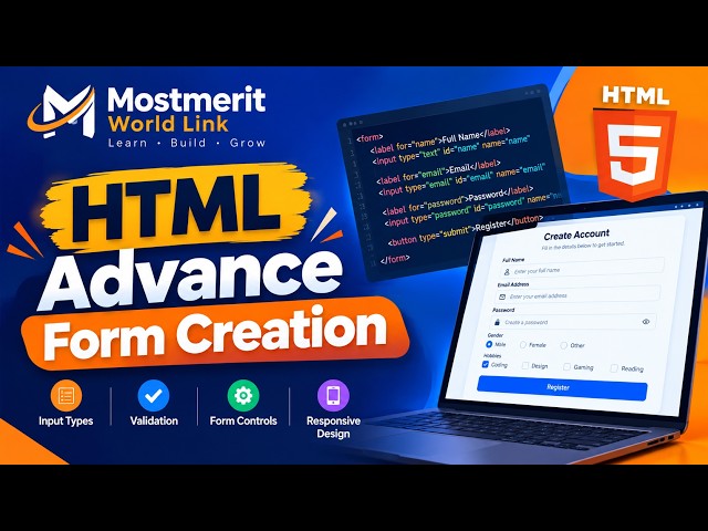 HTML Advance Form Creation