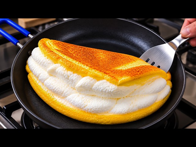 Stop Frying Eggs the Old Way! This Fluffy Egg Cooking Trick Is a Secret Not Everyone Knows!