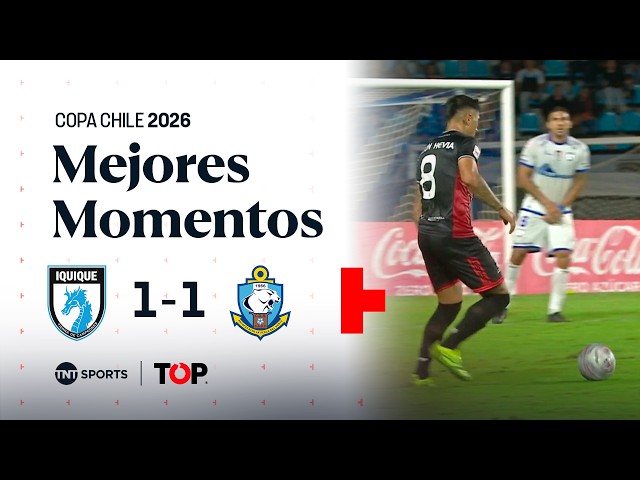 TOP Highlights | 🔵🐉 Dep. Iquique 1 - 1 ⚪️🔵 Dep. Antofagasta | 2026 Copa Chile - Round of 16 First...