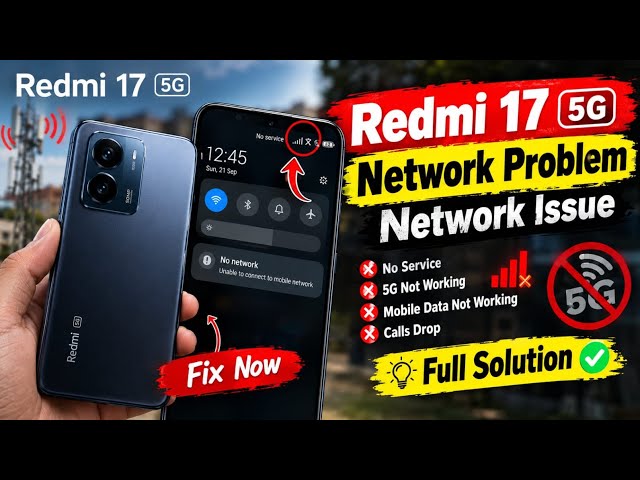 Redmi 17 5G network problem | Redmi 17 5G network settings | Redmi 17 5G network reset | network ...
