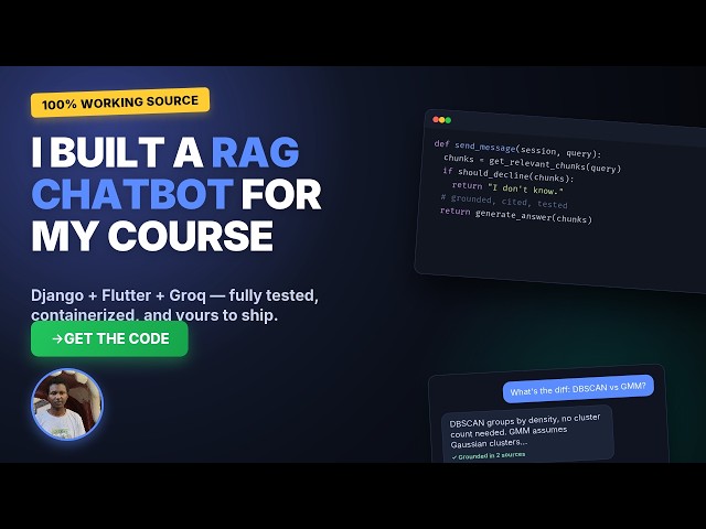 I Built a ChatGPT for My Own Course (Then Sold the Code)