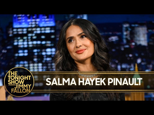 Salma Hayek Pinault Shares Her "Mordida" Birthday Tradition, Talks Grown Ups 3 and Directing Prince