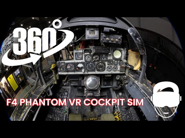 F-4 Phantom II 1980s Digital Simulator 360 VR Video