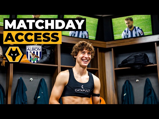 Neves and Saiss watch Wolves beat West Brom! | Matchday Access