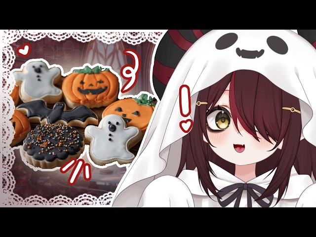 【Handcam】Decoraing Spooooky Sugar Cookies! With my hands! On a cam! For the first time WAHH