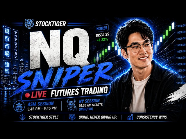 🔥NQ FUTURES LIVE | Asia Session | NQ GETTING WILD AGAIN? + GIVEAWAYS 🎁
