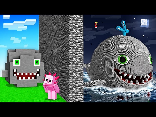 I Cheated With SEA LIFE WHALE In Minecraft Build Battle!