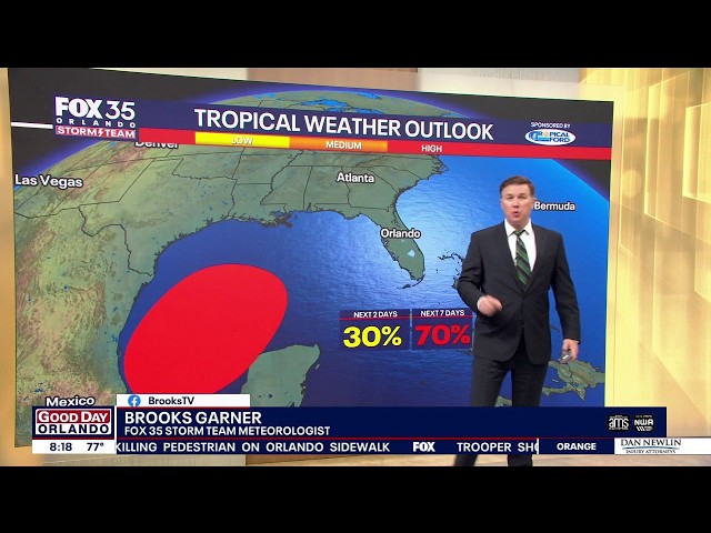 Orlando Forecast: New tropical system and the rainiest week of the year