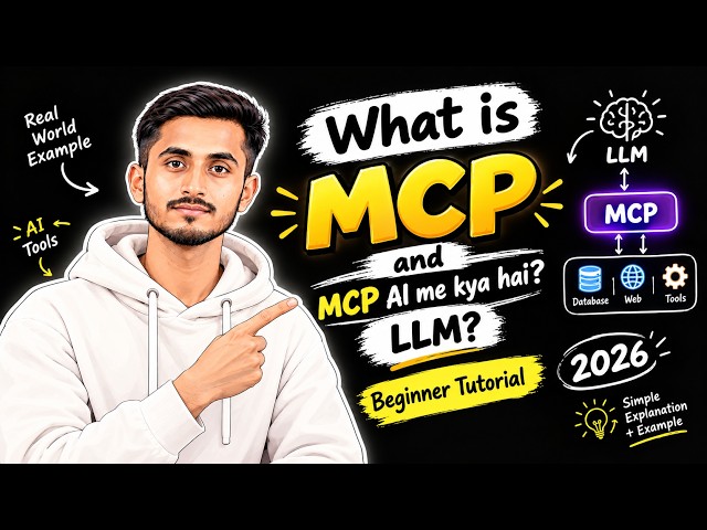 MCP Explained in 10 Minutes | Model Context Protocol for Beginners | AI Tools & Agents