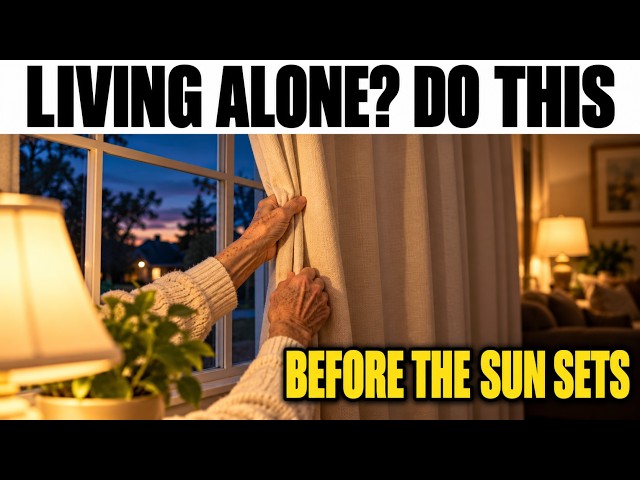 15 Things Police Departments Tell Seniors Living Alone to Do Before Dark (With the Sources)