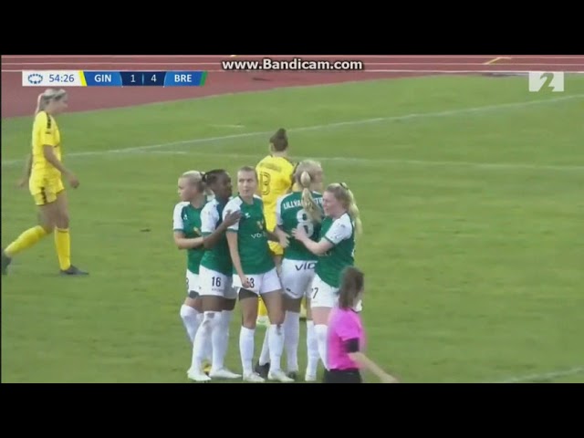 UWCL: Gintra - Breidablík 1:8 (21.8.2021) not all goals
