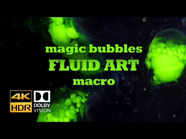 HDR4K MAGIC BUBBLES. Macro Showreel #macro #showreel #macro #extrememacro