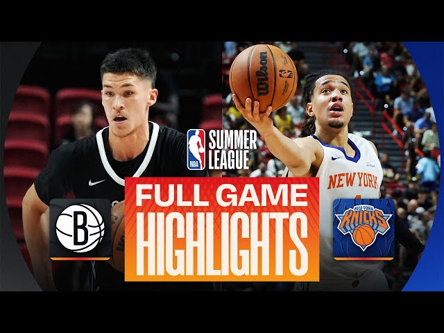 NETS vs KNICKS | LAS VEGAS SUMMER LEAGUE | FULL GAME HIGHLIGHTS | July 10, 2026