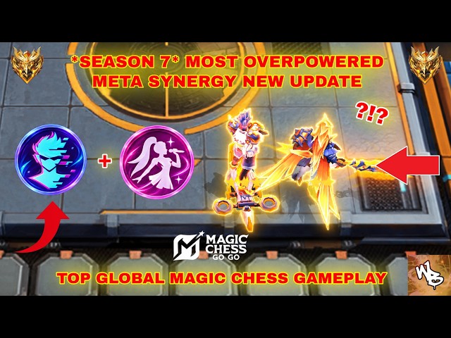 SEASON 7 OVERPOWERED SYNERGY COMBO AUTOWIN - BEST MAGIC CHESS STRATEGY - MAGIC CHESS GO GO