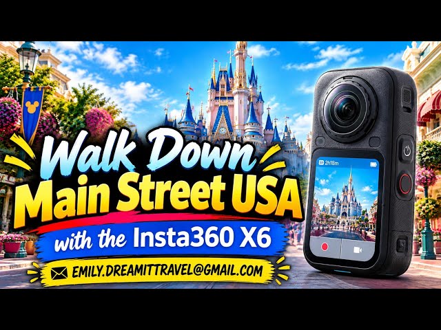 Walk down Main Street USA! VR360 