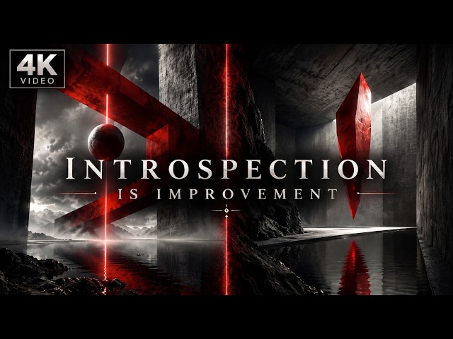 Introspection for Improvement || Deep Dub Techno and Quotes || 4K HQ