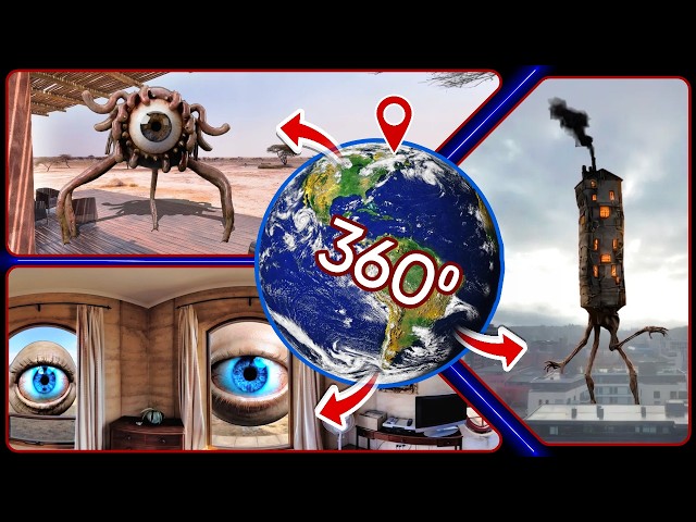 TOP 3 Colossal Entities Found on Google Earth! VR 360°