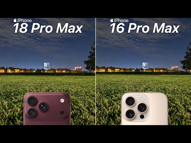 iPhone 18 Pro Max vs iPhone 16 Pro Max NIGHT MODE Camera Test