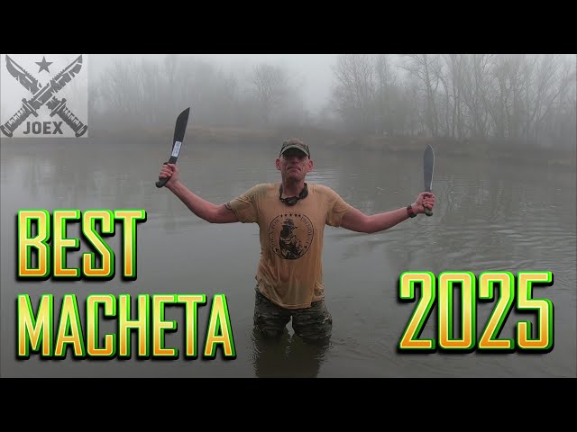 BEST MACHETES  2025 - THE VERY BEST MACHETE EVER TESTED ON THE JOEX CHANNEL - IN THE ICE RIVER