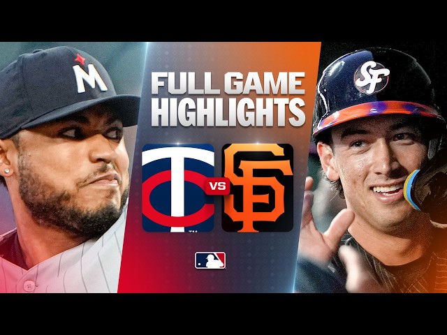 TWINS vs. GIANTS: Official Full Game Highlights (September 22) | 2026 MLB Season