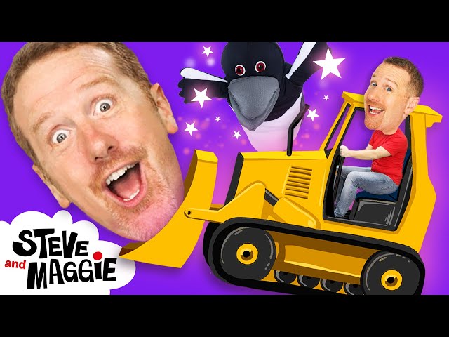 Magic Toys in a Doll´s House from Steve and Maggie | Toy Train Story for Kids | Wow English TV