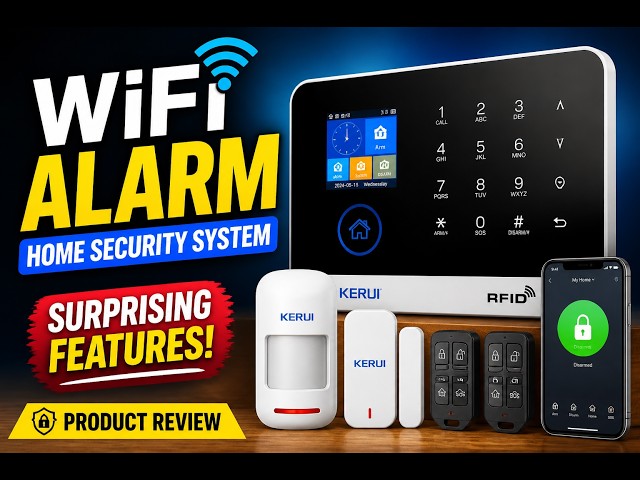 WiFi Alarm Home Security System - Product Review - Surprising Features Inside